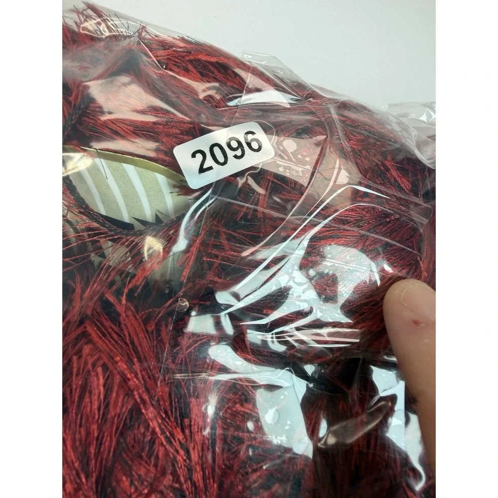 Ice Yarns Eyelash Soft Made in Turkey 50g Each Skeins Lot of 8 Red